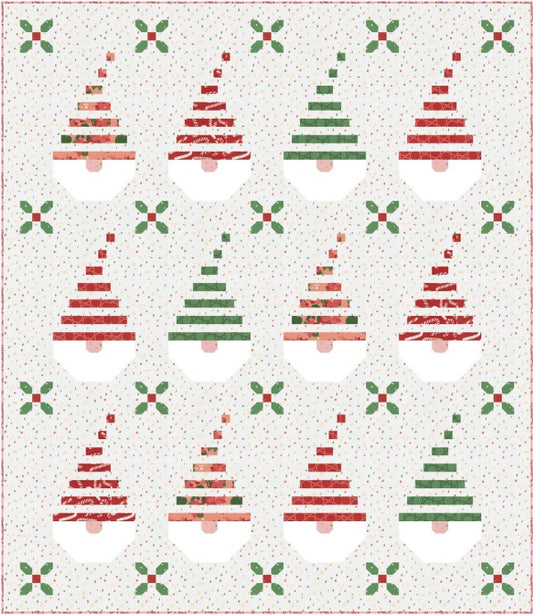 Tiny Christmas by Lizzy House - Make Gnome Mistake Quilt Kit
