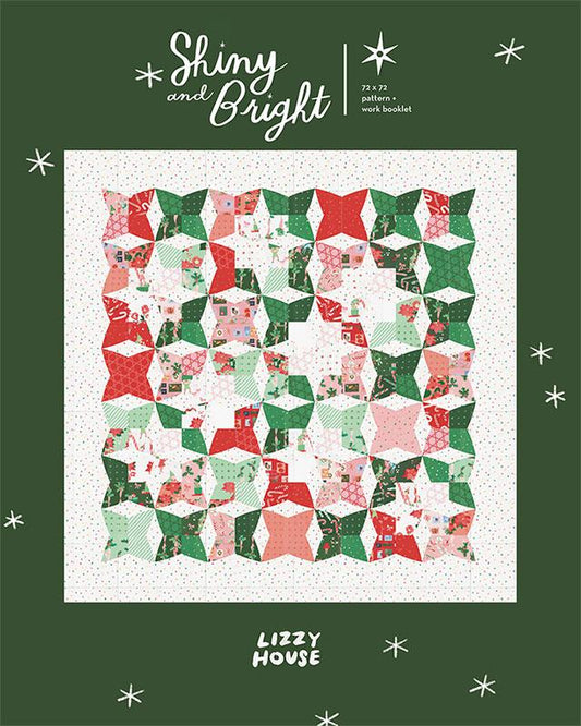 Tiny Christmas by Lizzy House - Shiny and Bright Quilt Kit