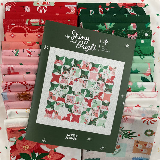 Tiny Christmas by Lizzy House - Shiny and Bright Quilt Kit