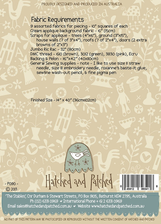 Tiny Town Tablerunner # HAPP090 - Special Order