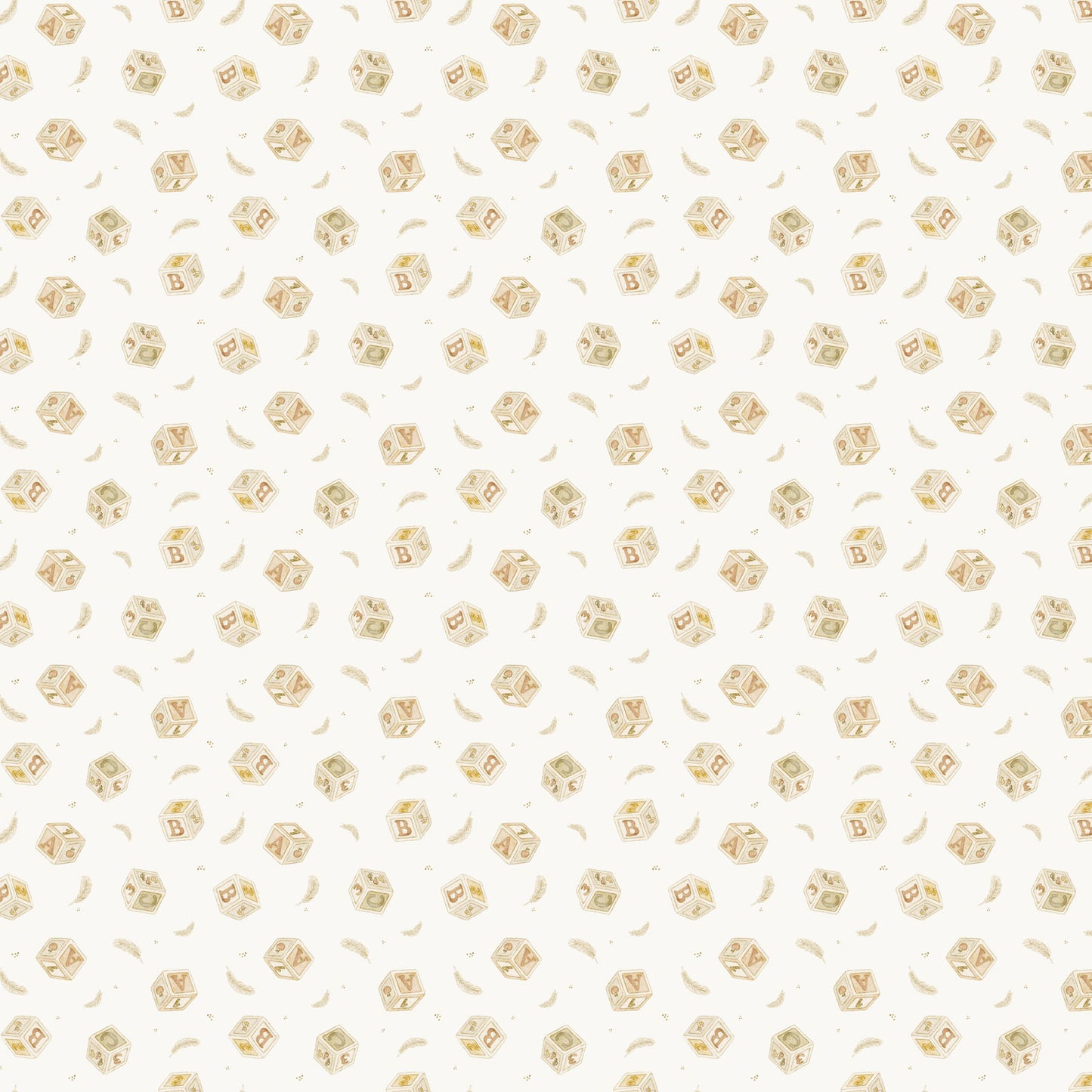 Tiny Waddles by Jessica Yon Lo : Blocks Cream 91183-11