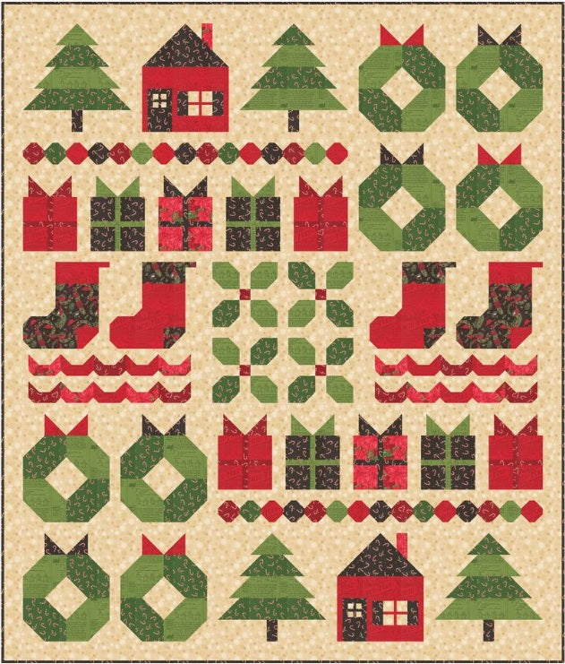 'Tis The Season Quilt Pattern by Stacy Iest Hsu