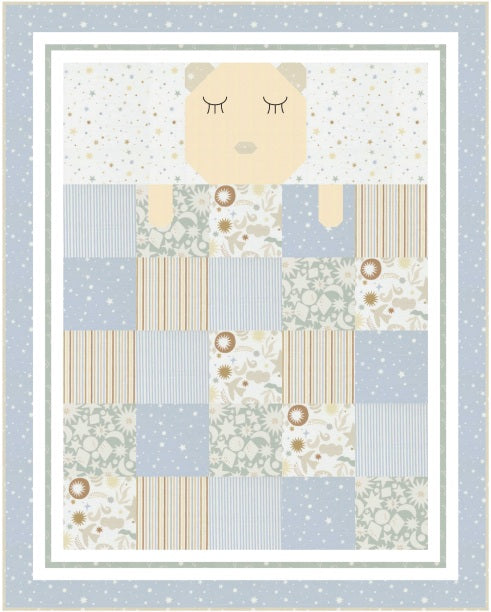 To The Moon And Back by Paper + Cloth : Baby Dreams Quilt Kit