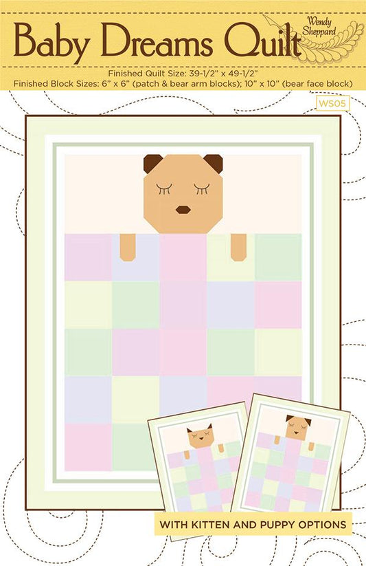 To The Moon And Back by Paper + Cloth : Baby Dreams Quilt Pattern WS 05