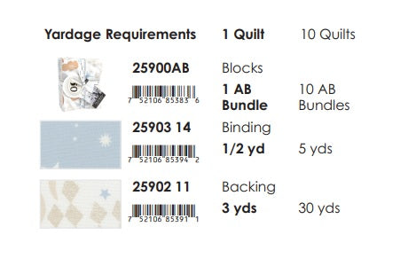 To The Moon And Back by Paper + Cloth : Bennett Quilt Kit