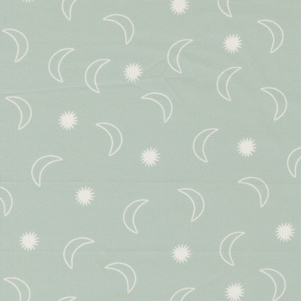 To The Moon And Back by Paper + Cloth : Moon and Stars Grass 25904 15