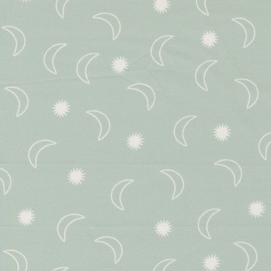 To The Moon And Back by Paper + Cloth : Moon and Stars Grass 25904 15