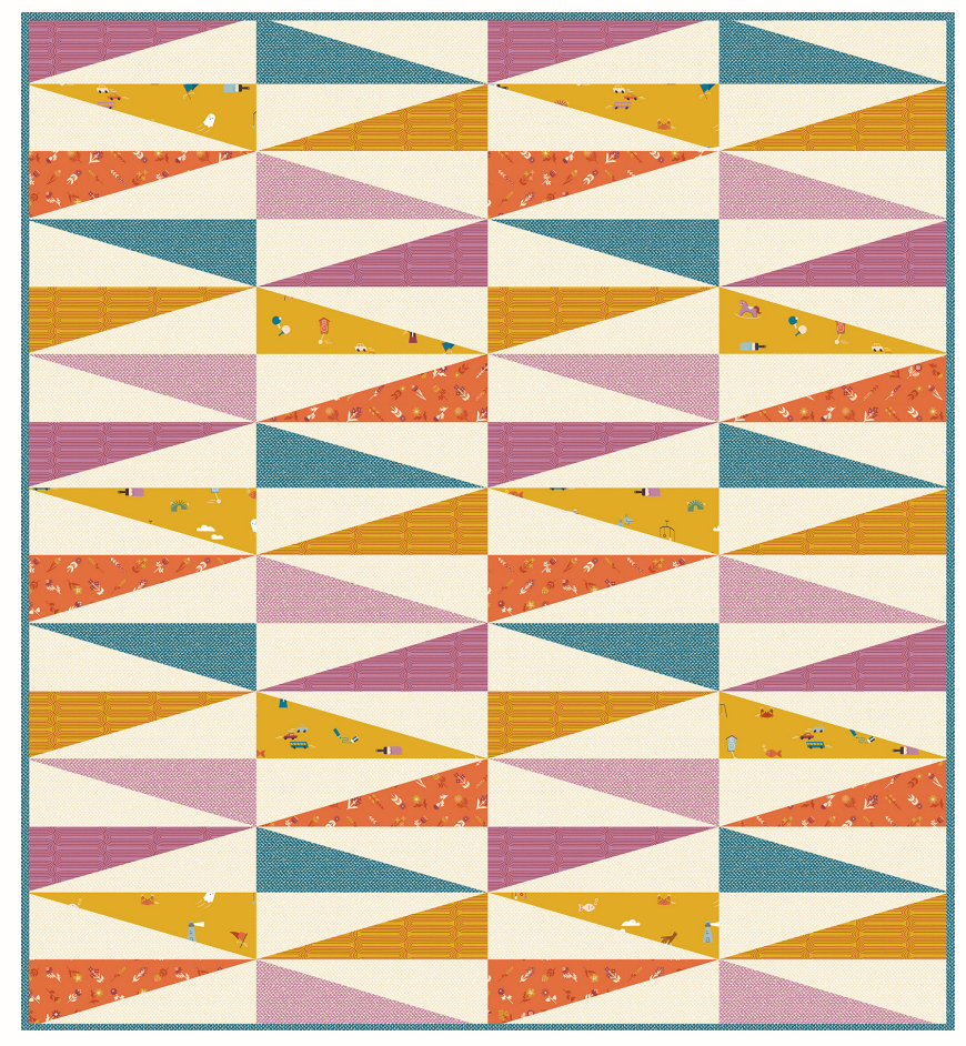 To and Fro by Rashida Coleman Hale / Ruby Star Society - Mod Diamonds Quilt Kit