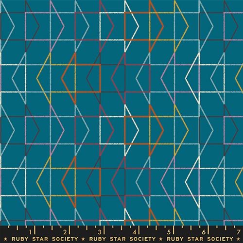 To and Fro by Rashida Coleman Hale : Which Way Teal RS1066 14