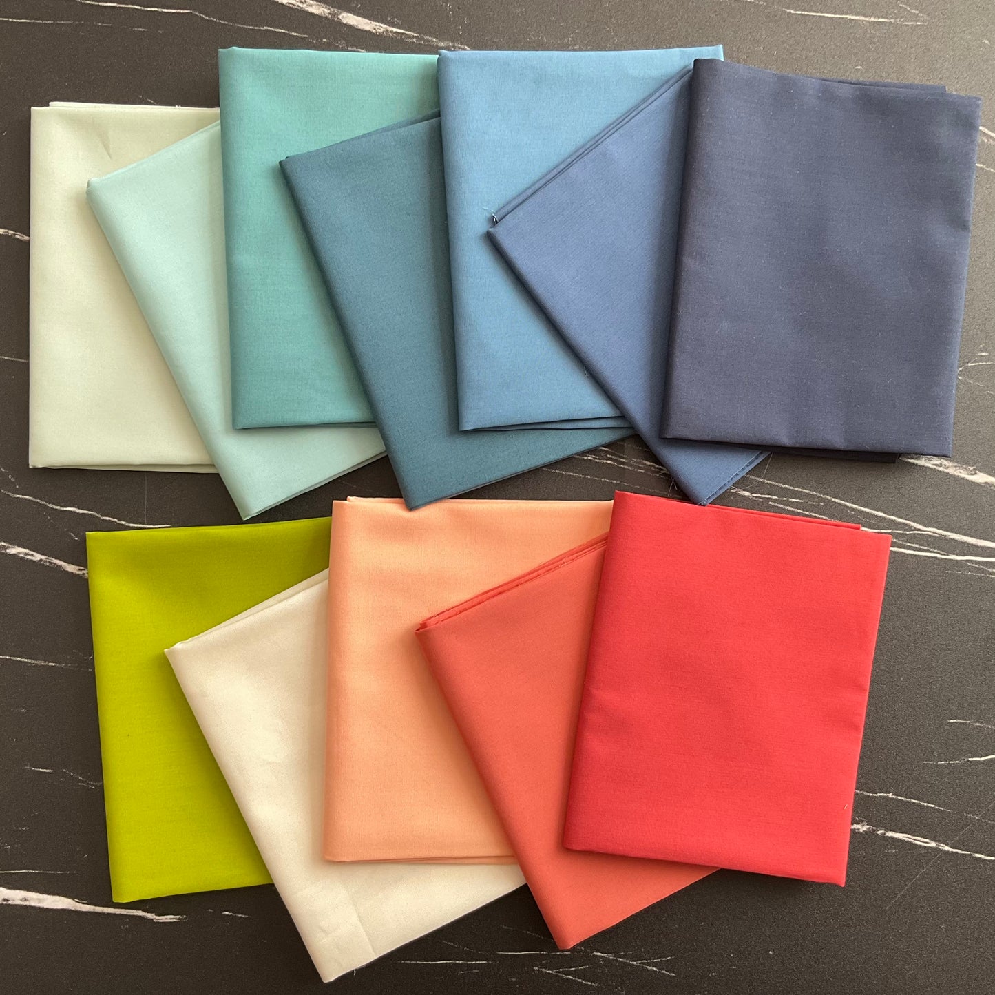 Tomales Bay Coordinated Pure Solids Bundle