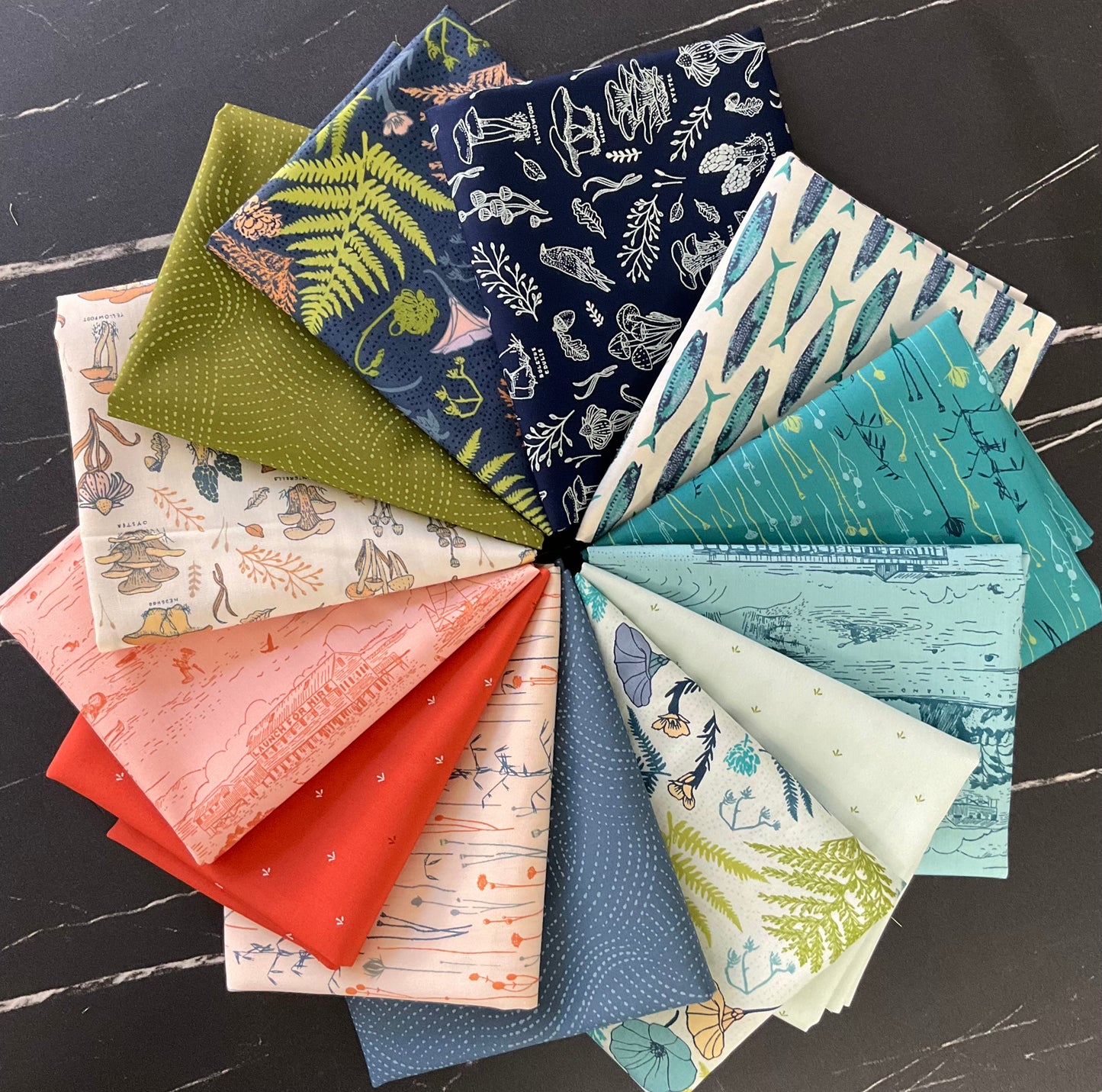 Tomales Bay by Katie O'Shea : Fabric Bundles