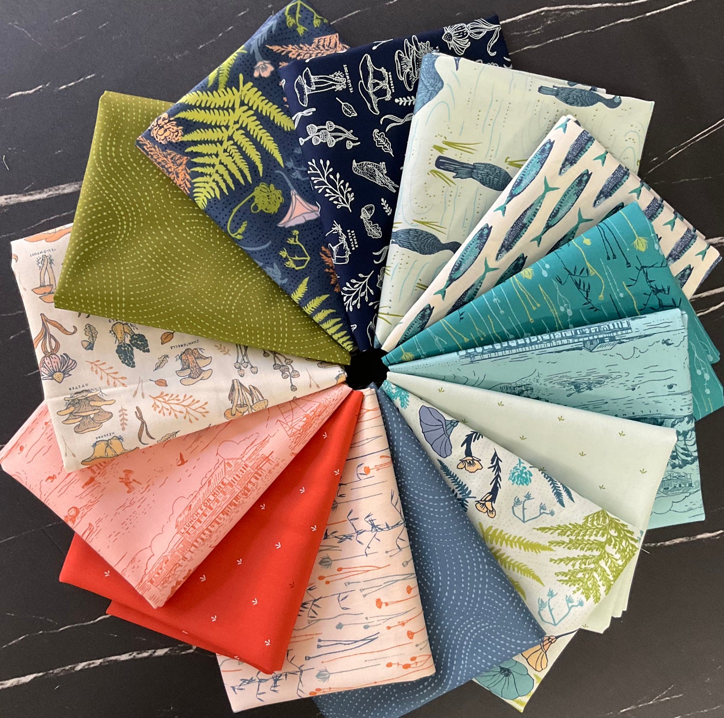 Tomales Bay by Katie O'Shea : Fabric Bundles