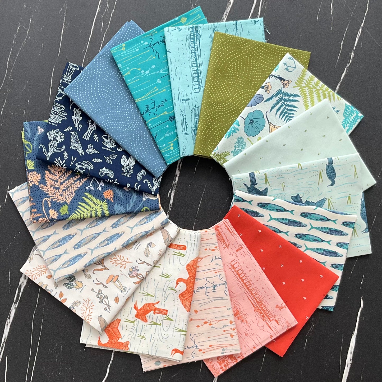 Tomales Bay by Katie O'Shea : Fabric Bundles