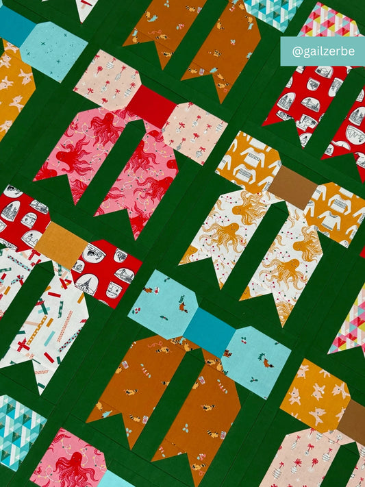 Top Knot Quilt Pattern Quilt Pattern by Pen + Paper Patterns