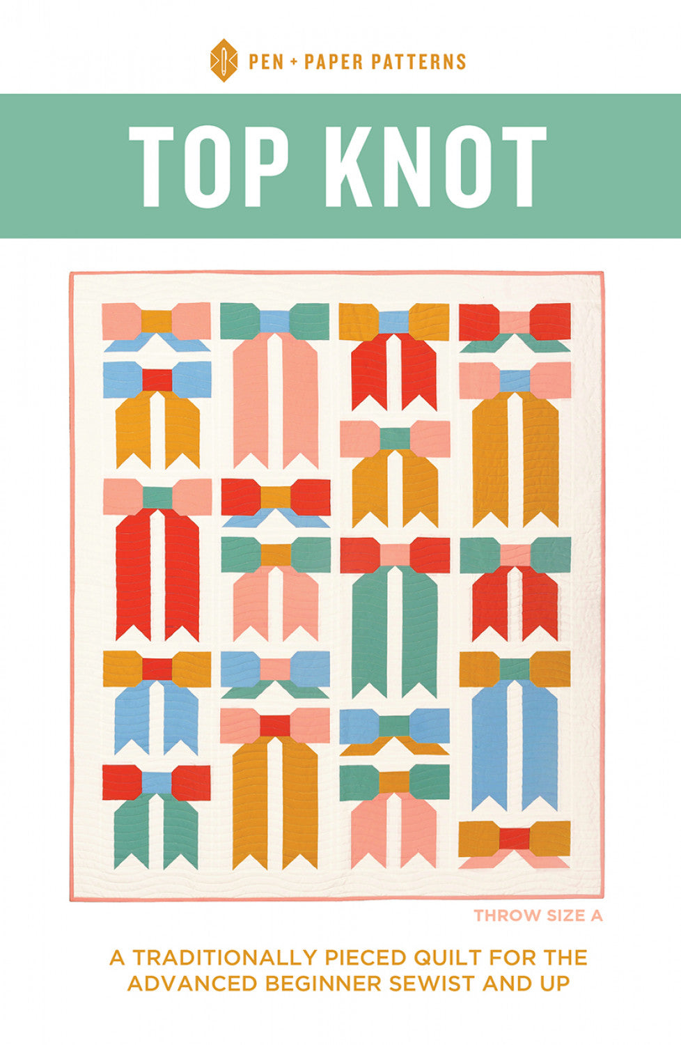 Top Knot Quilt Pattern Quilt Pattern by Pen + Paper Patterns