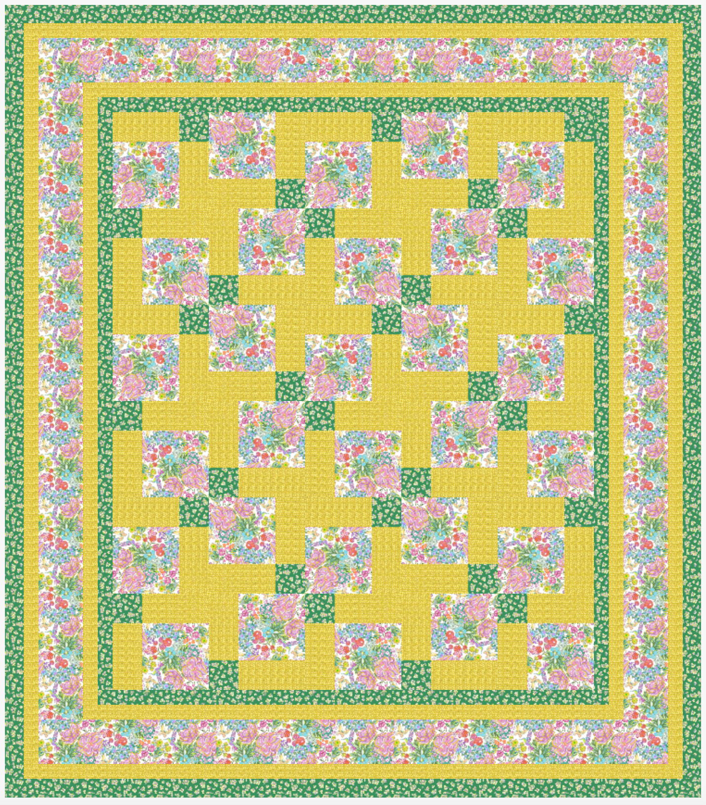 Topsy Turvery Quilt Pattern by Fabric Cafe