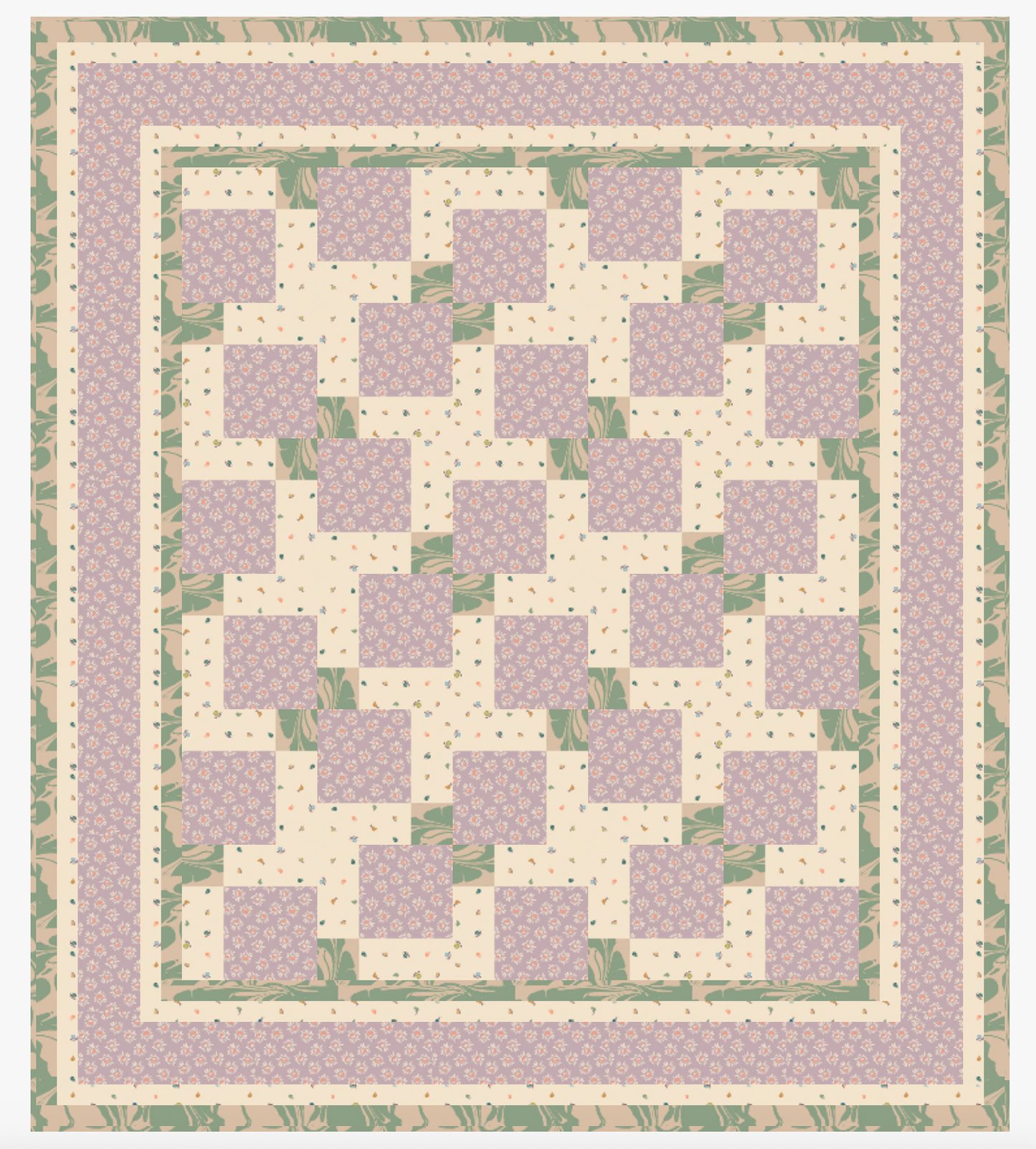 Topsy Turvery Quilt Pattern by Fabric Cafe