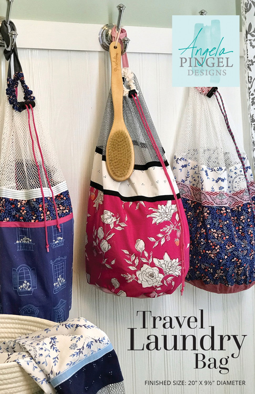 Travel Laundry Bag Pattern by Angela Pingle