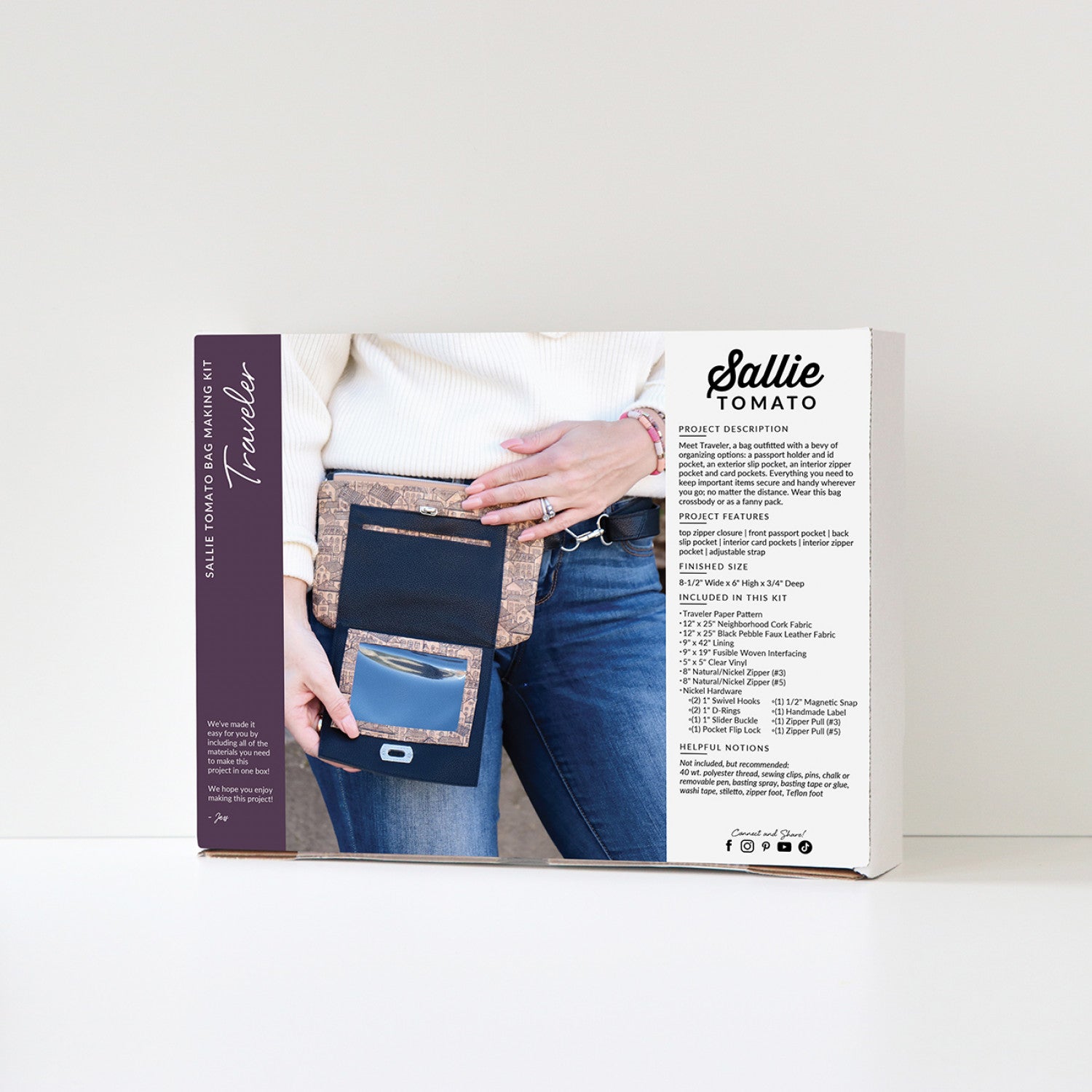 Traveler Cross Body/Waist Bag Kit - Multiple Colors - Special Order