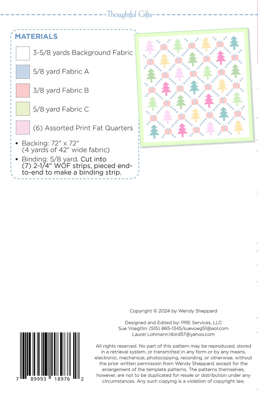 Tree-mendous! Quilt Pattern by Wendy Sheppard