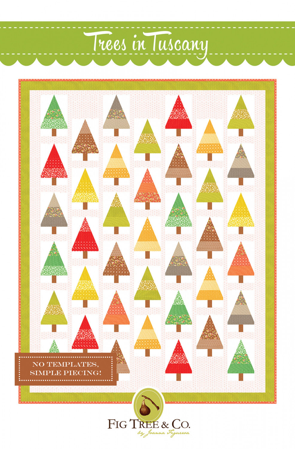 Trees in Tuscany Quilt Pattern by Fig Tree & Co.