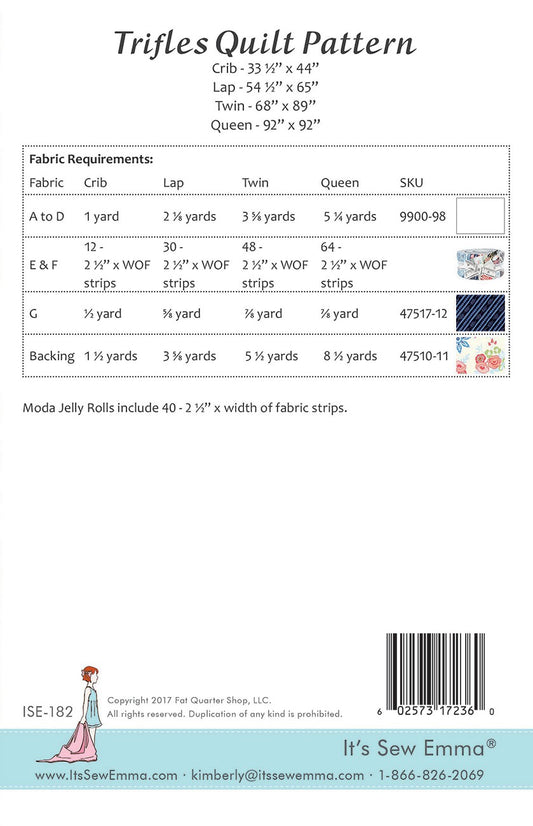 Trifles Quilt Pattern by It’s Sew Emma