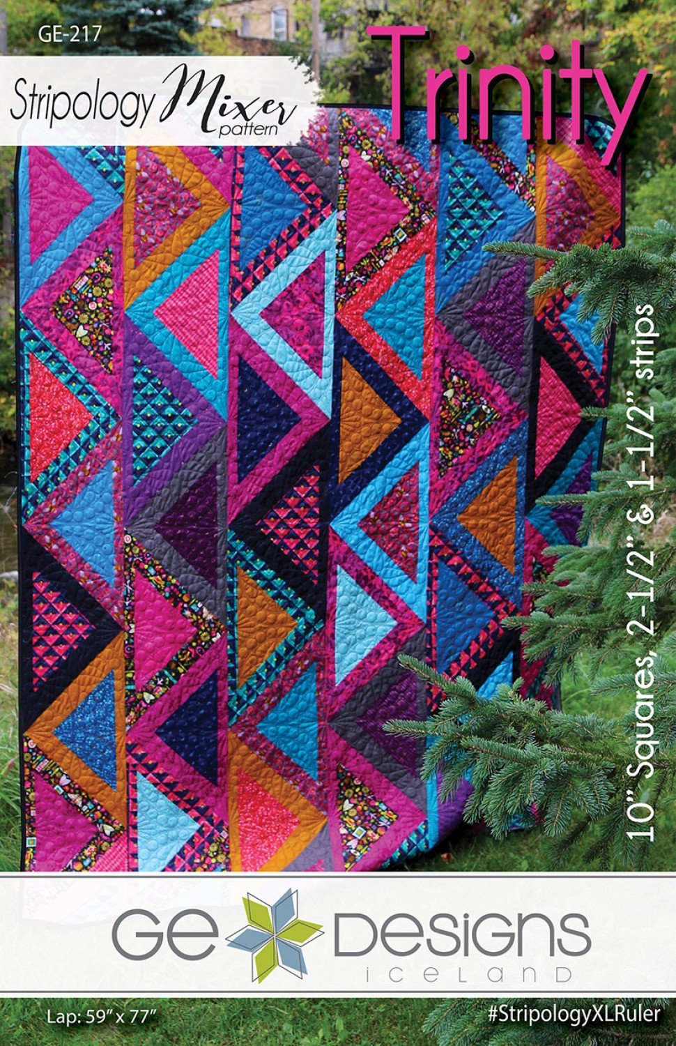 Trinity Quilt Pattern by GE Designs – Modern Quilt Co.
