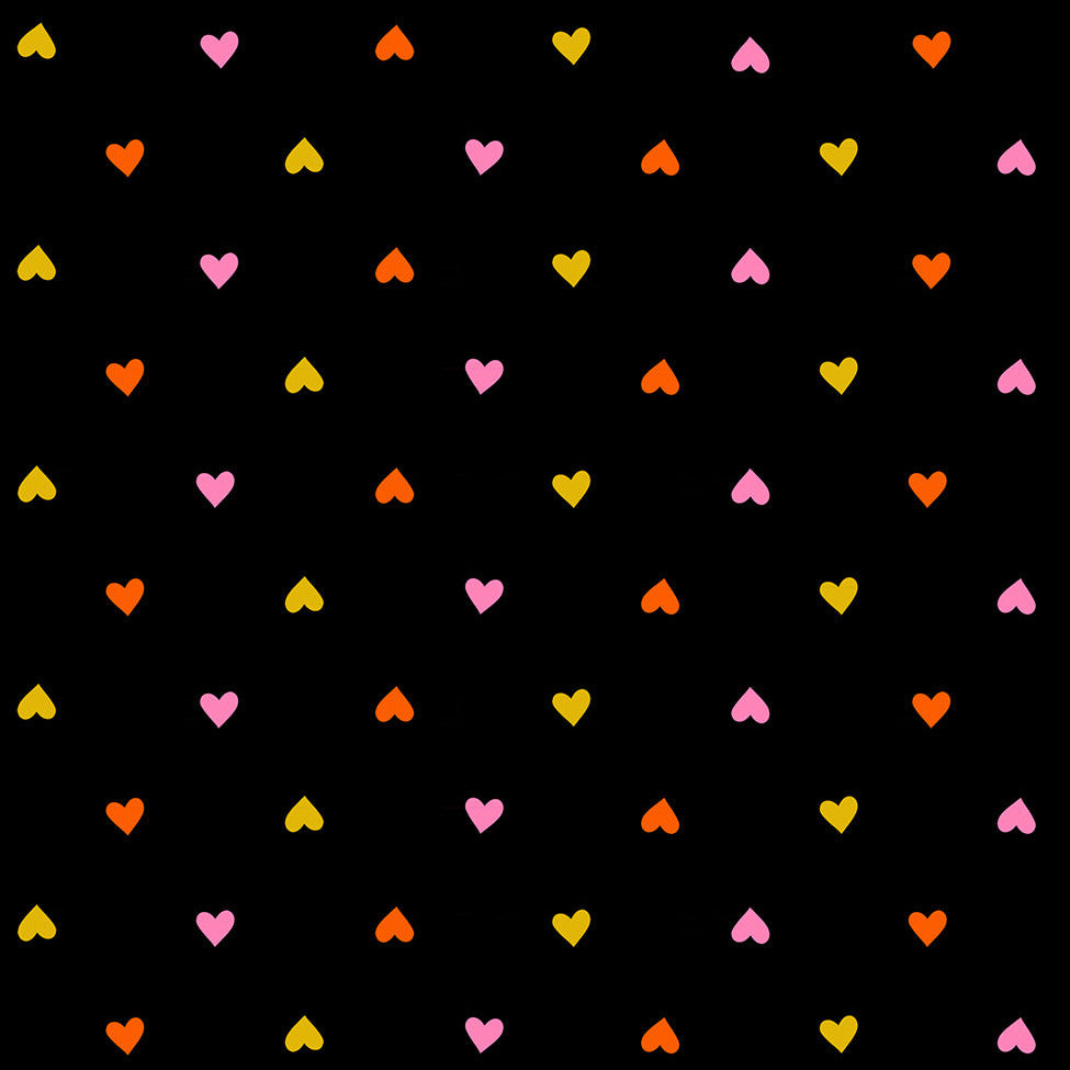 Trinketry by Melody Miller : Hearts Black RS0091 36