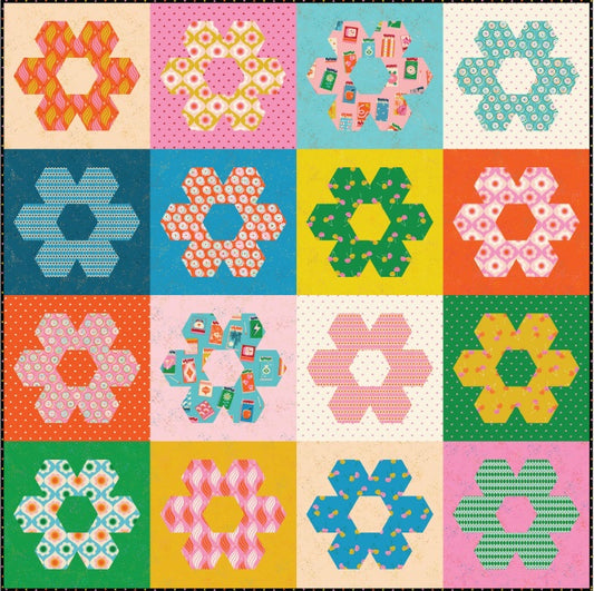 Trinketry by Melody Miller : Pop Garden Quilt Kit
