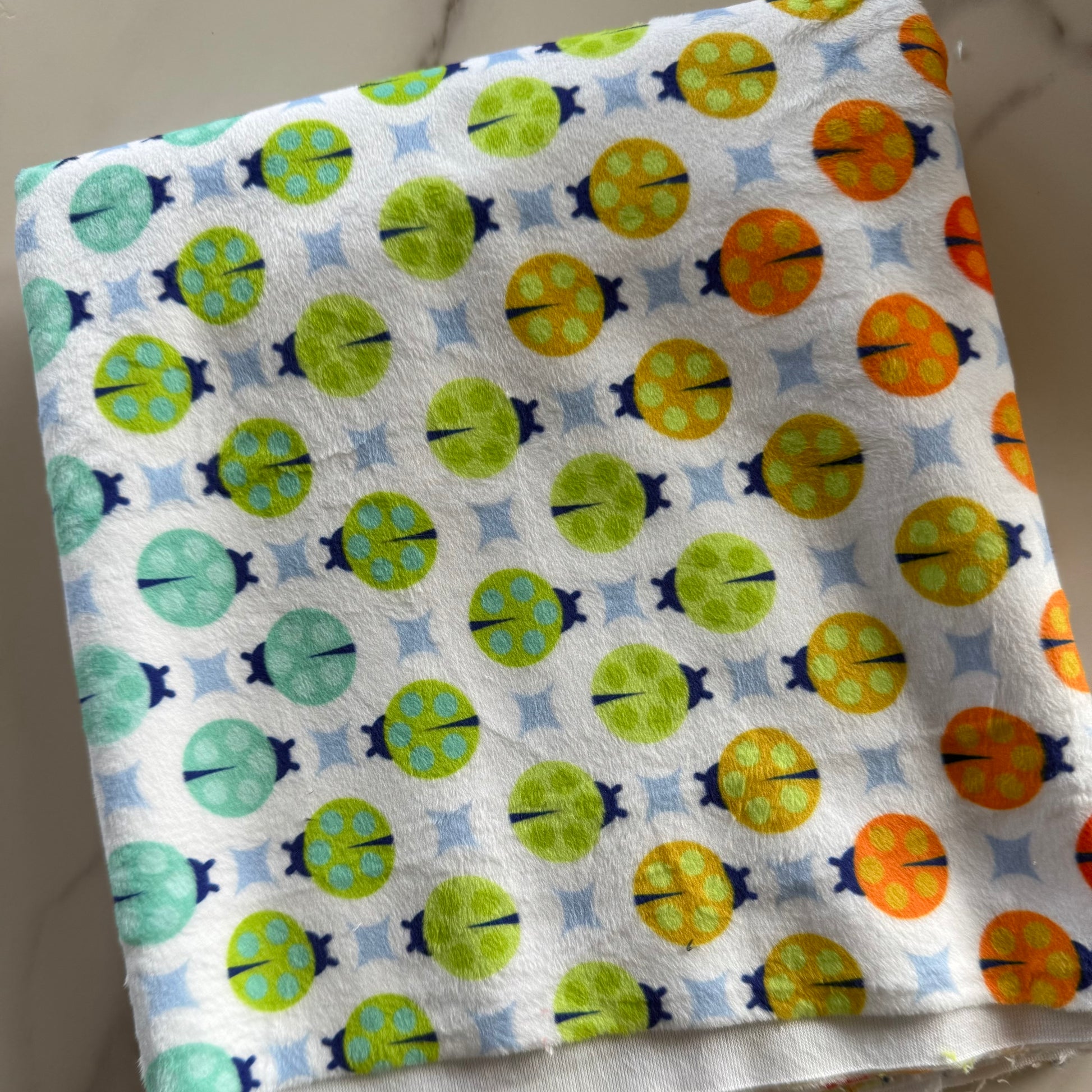 True Colors Minky - Painted Ladies Glow MKTP006.GLOW