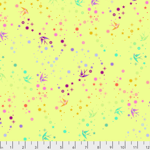 True Colors by Tula Pink - Fairy Dust Lime - Fairy Dust