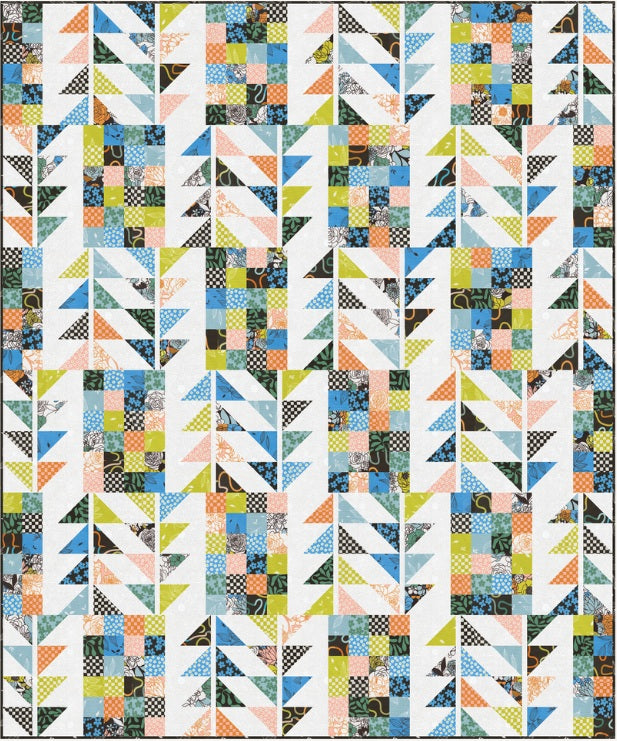 True to Hue by Alli K Design : Great Heights Quilt Kit