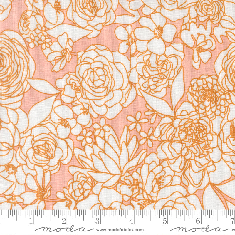 True to Hue by Alli K Design : Hidden Facet Florals Blush 11560 28