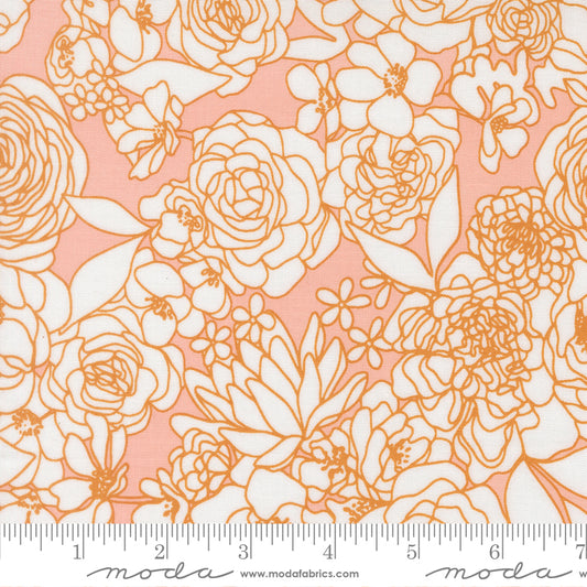 True to Hue by Alli K Design : Hidden Facet Florals Blush 11560 28