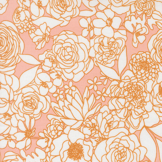 True to Hue by Alli K Design : Hidden Facet Florals Blush 11560 28