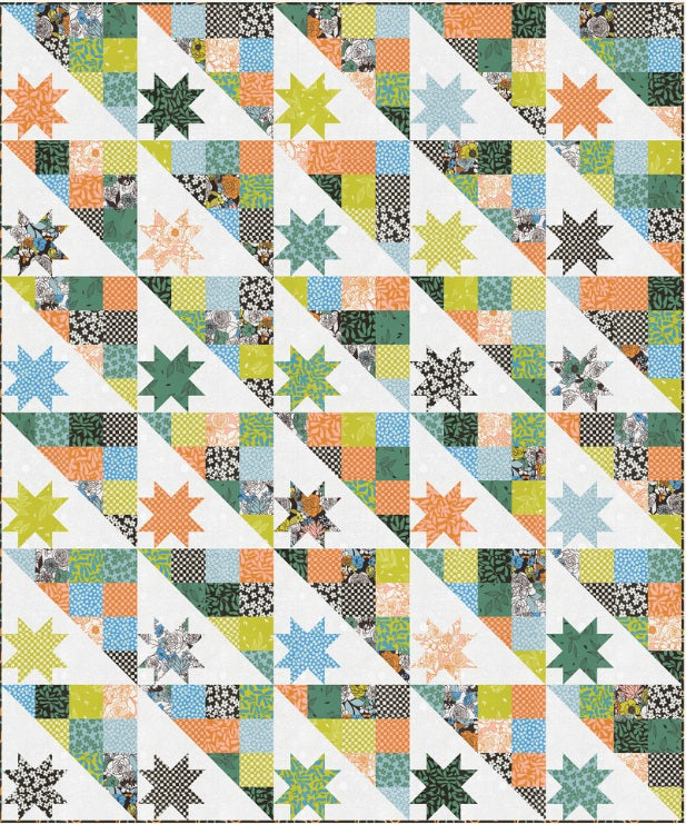 True to Hue by Alli K Design : Hodgepodge Quilt Kit