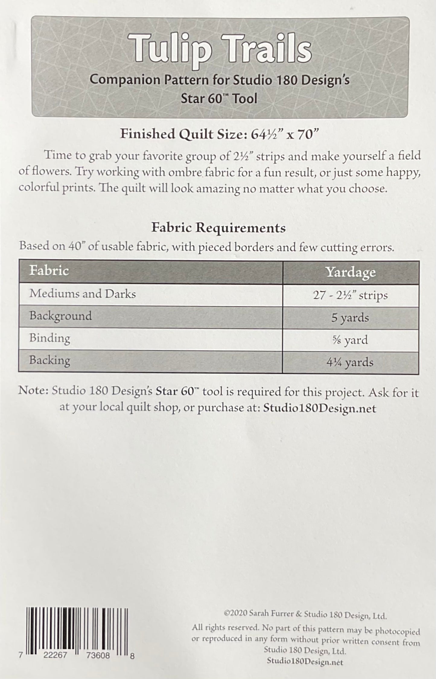 Tulip Trails Quilt Pattern