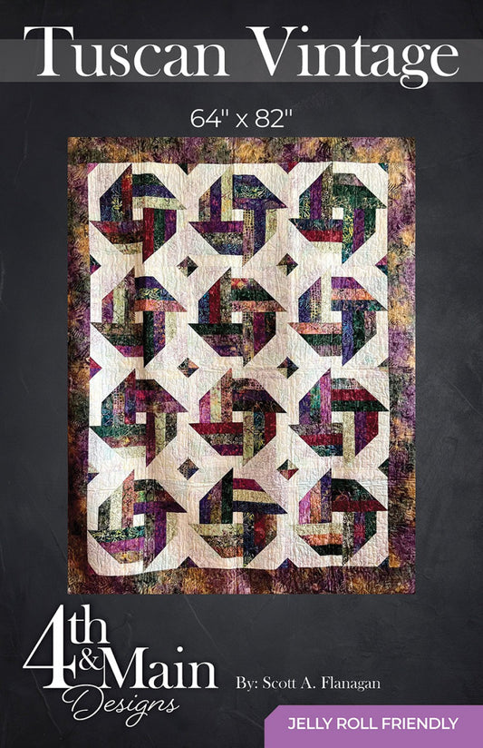 Tuscan Vintage Quilt Pattern by 4th & Main