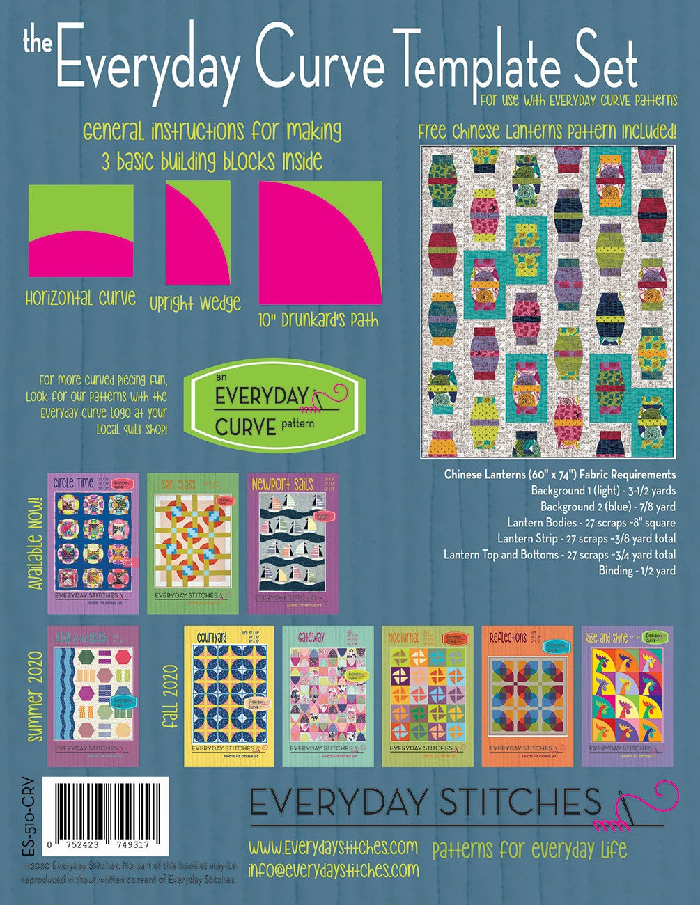 Twilight by Sally Kelly: Perpetual Emotions Quilt Kit (includes acrylic templates)