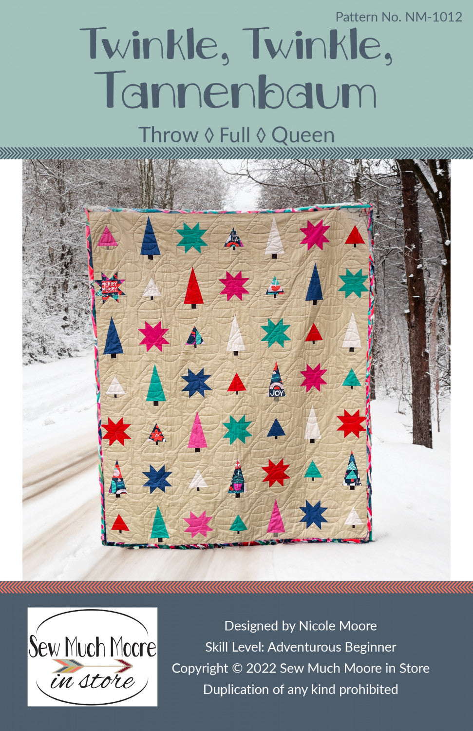 Twinkle Twinkle Tannenbaum Quilt Pattern by Sew Much More - Special Order