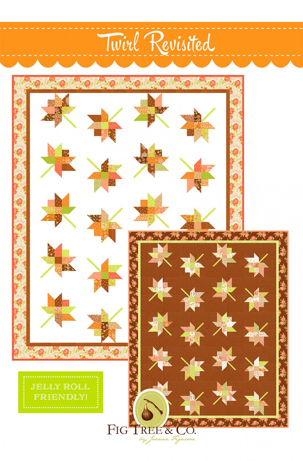 Twirl Revisited Quilt Pattern by Fig Tree & Co.