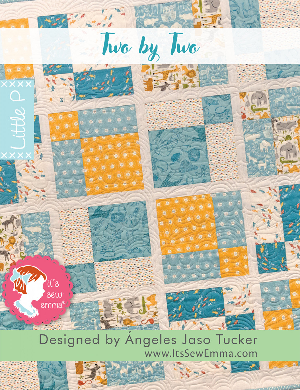 Two by Two Quilt Pattern by It’s Sew Emma