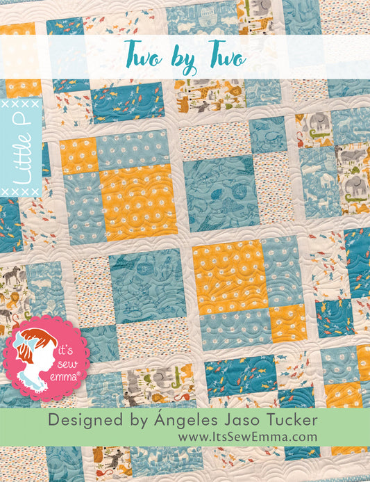 Two by Two Quilt Pattern by It’s Sew Emma