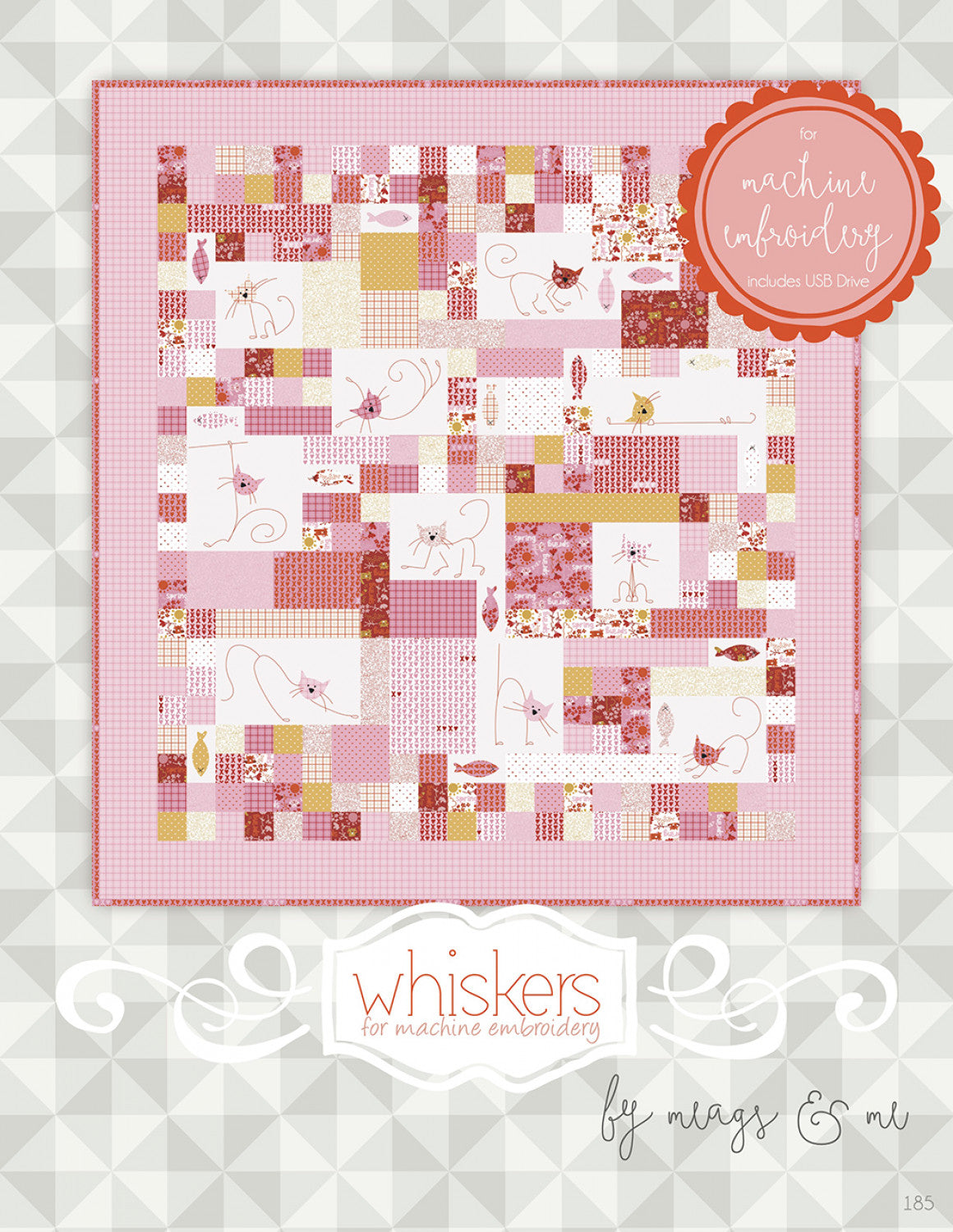 USB Whiskers for Machine Embroidery # MAMP185- Special Order