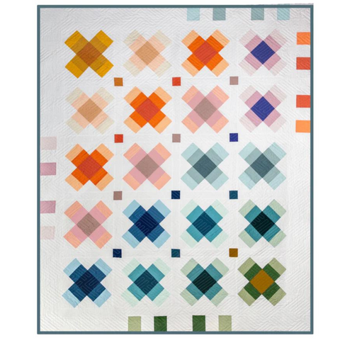 Taffy Quilt featuring Pure Solids : Quilt Kit