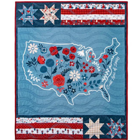 Sweet Land of Liberty Panel Quilt by Dani Mogstad Boxed Kit