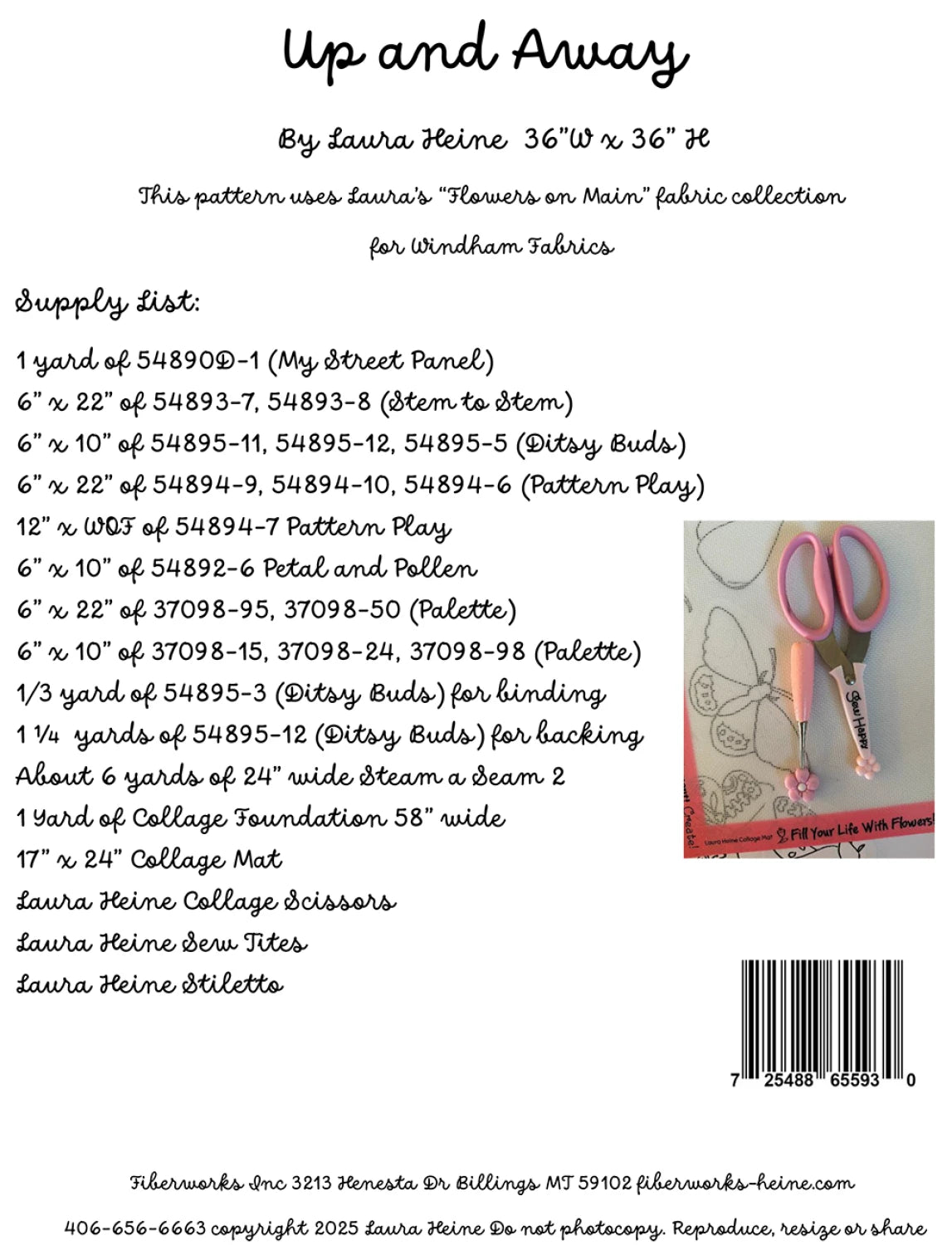 Up and Away Collage Pattern by Laura Heine