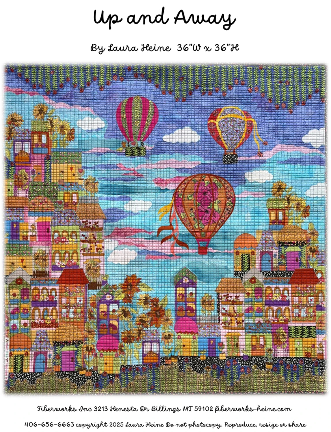 Up and Away Collage Pattern by Laura Heine