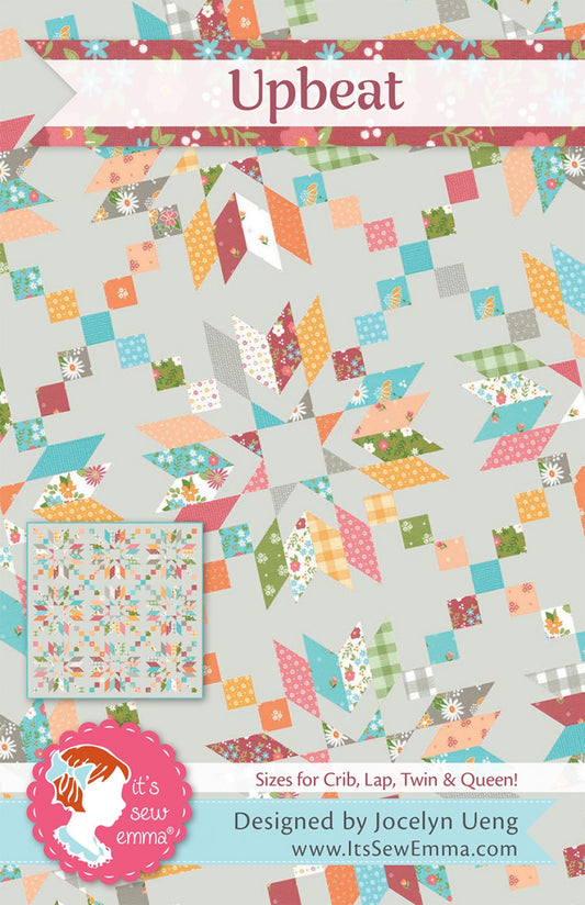 Upbeat Quilt Pattern by It’s Sew Emma
