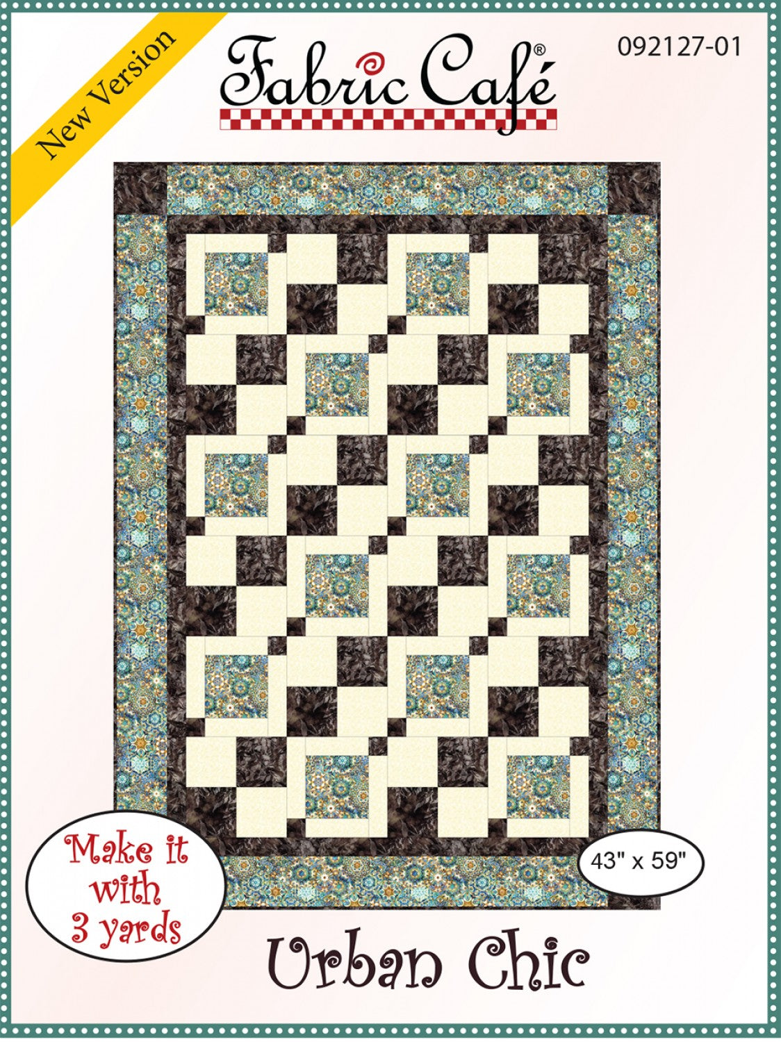 Urban Chic Quilt Pattern by Fabric Cafe